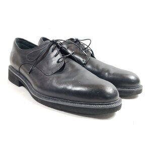 Rockport Black Leather Dress Shoes Mens 11.5 Comfort Sole Lace-Up Oxford Style
